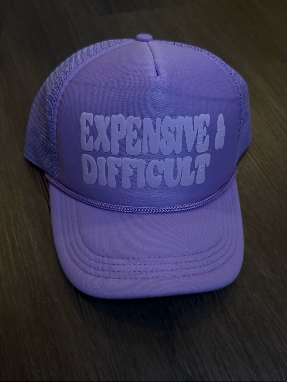 Expensive & Difficult Lavender Trucker Hat